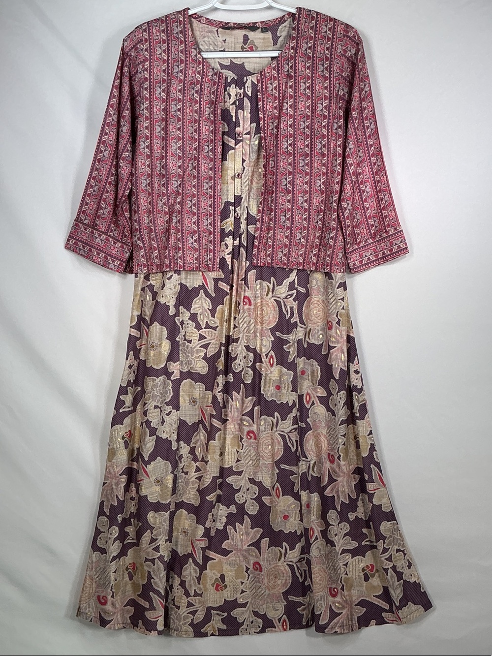 La Fille Anarkali Maternity Maxi Dress L Indian Kurti Nursing Feeding Gown